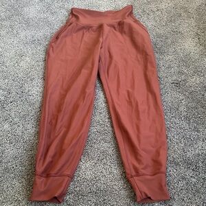 Old Navy Active Powersoft High Rise Rust Joggers
